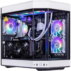 Velztorm Praetix Custom Built Gaming Desktop PC (Intel i9-14900K, GeForce RTX 5070 Ti, 64GB DDR5, 2TB PCIe SSD + 6TB HDD, RGB Fans, 360mm AIO, 1000W PSU, WiFi 6, Bluetooth 5.2, RJ-45, Win 11 Pro)