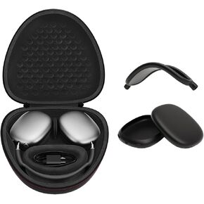 Smart Case for AirPods Max Headphones by LTGEM,Supports Sleep Mode,with AirPods Max Silicone Earpad Cover and Headband Cover Anti-Scratch Accessories (Green)