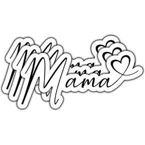 (3Pcs) Mama Mom Sticker Gifts for Mom Motivational Quote Grandma Decals Waterproof Vinyl Stickers for Books Laptops Phone Water Bottles Tumbler Cup Kindle 3 Inch
