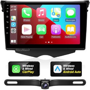 for Hyundai Veloster 2011-2015 Android Radio Compatible with Wireless Carplay Android Auto,Car Stereo Bluetooth Navigation GPS WiFi FM/AM WiFi Multimedia Player 8Core Touchscreen Head Unit