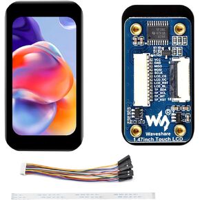 1.47 بوصة شاشة LCD مع لوحة اللمس ، شاشة LCD Micro ، دقة 172x320 ، IPS ، SPI و I2C الاتصال ، لون العرض 262 كيلو ، متوافق مع Raspberry PI ، ESP32 S3 ، Pico ، إلخ.
