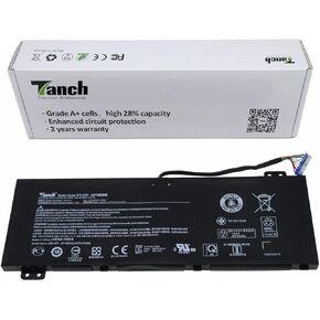Tanch AP18E8M Laptop Battery Replacement for ACER Nitro 5 AN517-41 AN515-54 Nitro 5 515-54 73CD 15.4V 3574mAh 55.03Wh