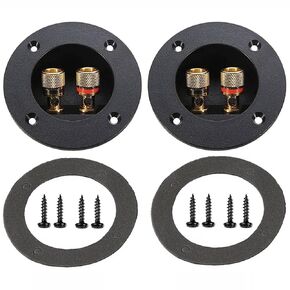 3 "جولة ثنائية الاتجاه مرتبط بربع كوب كوب موصل كوب الطرف الطرفي (أسود - 2pcs)