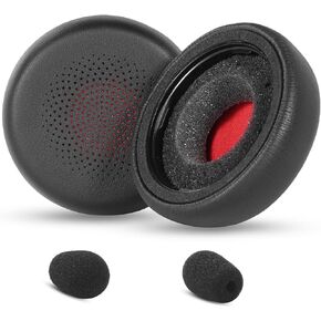 Replacement Ear Pads Cushions Compatible with Yealink BH70/WH64 Headset Replacement Earpads Ear Cups Cover Repair Parts