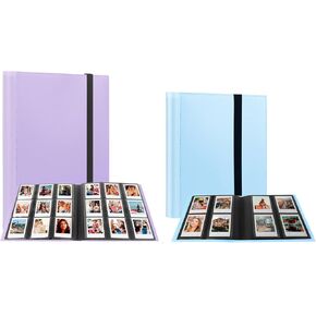 Instax Photo Album，2 Packs Album for Fujifilm Instax Mini Camera, Polaroid Snap PIC-300 Z2300 Instant Camera, 2x3 Photo Album Book for Fujifilm Instax Mini 11 9 Evo 90 70 40 8 7 LiPlay Instant Camera