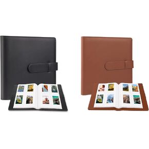 2 Pcs 256 Photos Album for Fujifilm Instax Mini Camera/Polaroid 2"x3" Pictures, 2x3 Photo Album Book for Fujifilm Instax Mini 11 9 90 70 40 8 Instant Camera, Polaroid Snap PIC-300 Z2300 Camera