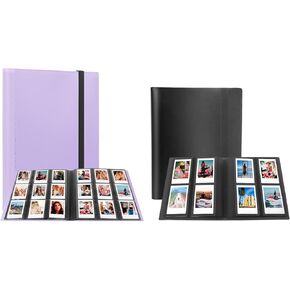 Instax Photo Album，2 Packs Album for Fujifilm Instax Mini Camera, Polaroid Snap PIC-300 Z2300 Instant Camera, 2x3 Photo Album Book for Fujifilm Instax Mini 11 9 Evo 90 70 40 8 7 LiPlay Instant Camera