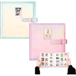 2Packs 640 Pockets Mini Photo Album for Fujifilm Instax Mini 11 90 70 9 8+ 8 LiPlay Instant Camera, Polaroid Snap/PIC-300/Z2300/ SocialMatic Instant Cameras & Zip Instant Printer
