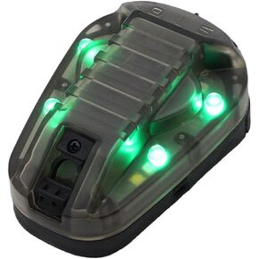 Tactical Helmet Light Signal Light Military IFF Helmet Light Flashlight Survival Signal Light for Outdoor Sports with LED + IR/Strobe