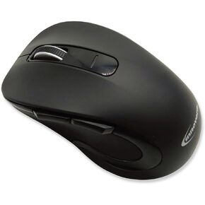 Innovera IVR61500 2.4 GHz Frequency/26 ft Wireless Range Right Hand Use Mid-Size Wireless Optical Mouse with Micro USB - Black