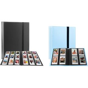 Instax Photo Album，2 Packs Album for Fujifilm Instax Mini Camera, Polaroid Snap PIC-300 Z2300 Instant Camera, 2x3 Photo Album Book for Fujifilm Instax Mini 11 9 Evo 90 70 40 8 7 LiPlay Instant Camera