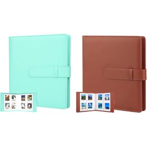 2Packs 256 Pockets Photo Album for Fujifilm Instax Mini LiPlay 11 90 70 50S 26 25 9 8+ 8 7S Instant Camera/Mini Link SP-1 Printer, Polaroid Snap SnapTouch PIC-300 Z2300 Mint Zip Instant Camera Printer