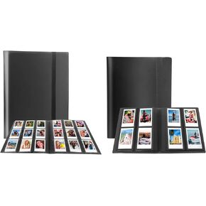 Instax Photo Album，2 Packs Album for Fujifilm Instax Mini Camera, Polaroid Snap PIC-300 Z2300 Instant Camera, 2x3 Photo Album Book for Fujifilm Instax Mini 11 9 Evo 90 70 40 8 7 LiPlay Instant Camera