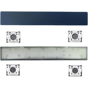 Replacement Spacebar Keycap Keys and Hinges Compatible for Surface Laptop 3/4/5 13.5/15inch 1867 1868 1872 1873 1950 1951 1952 1953 Keyboard Space Bar Key Cap (Black)