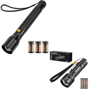 EverBrite 900 Lumen Tactical Flashlight&400 Lumen Zoomable Flashlight