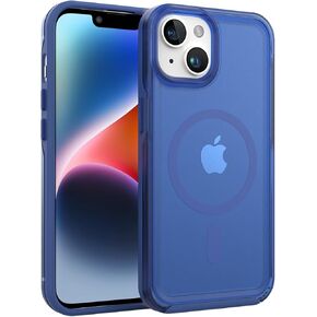 ArtsEvo Strong Magnetic for iPhone 16 Pro Max Case, Compatible with MagSafe, 360° Military-Grade Protection, Slim Translucent Matte Phone Case, Hot Pink
