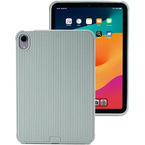 Mini 7/6 Case, Anti-Slip Textured Back Cover Protective Case with Pencil Holder for Apple iPad Mini (A17 Pro) 2024 / 6th Generation 2021, Shockproof Bumper Corners/Slim Fit (Black)