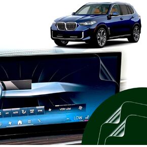 2025 2024 BMW X5 Screen Protector Matte, Anti-Glare, Anti-Fingerprint Clear Protection for Instrument Cluster Infotainment Navigation Display Full Screen Coverage 29.5 Inches