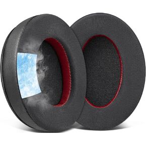 SOULWIT Replacement Earpads Cushions for Razer Kaira/Kaira X/Kaira Pro/Kaira Pro Halo Infinite Edition Headphones, Ear Pads Cushions with High-Density Foam - Kaira X MF Black