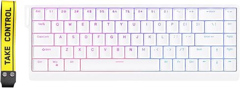 HE65 Rapid Trigger Gaming Keyboard,Magnetic Switch Hall Effect Hyper-Fast Adjustable Actuation 8K Hz Polling Rate Gasket-Mounted 65% Compact RGB HotSwap Wired Mechanical Keyboard (Black) in Saudi Arabia