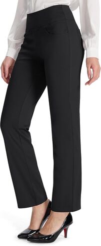 MOVE BEYOND Buttery Soft Women's Bootcut Yoga Pants with 4 Pockets Tummy Control Workout Bootleg Work Pants in Kuwait