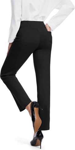 MOVE BEYOND Buttery Soft Women's Bootcut Yoga Pants with 4 Pockets Tummy Control Workout Bootleg Work Pants in Kuwait