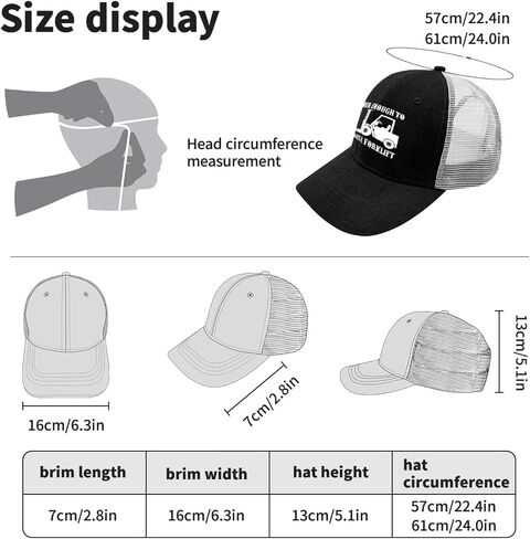 Sober Enough to Operate A Forklift Hat Trucker Hat Men Vintage Mesh Hats for Summer in Kuwait