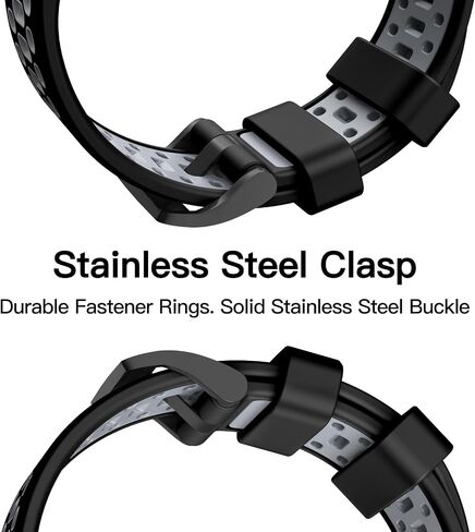 OVERSTEP Watch Band for Garmin Fenix 7/Fenix 7 Pro/Fenix 6/Fenix 6 Pro/Fenix 5/Fenix 5 Plus/Fenix 8 Solar/Amoled 47mm, Silicone Sports Strap for Garmin Quickfit 22 Smartwatch in Saudi Arabia