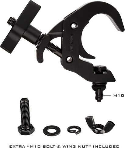 Pack of 4,Heavy Duty Truss Clamp, Compatible With 1.5-2.0 Inch Truss for Stage Lighting Projector Par Lights, 330 lb Aluminum Alloy DJ Stage Light Clamps in Saudi Arabia