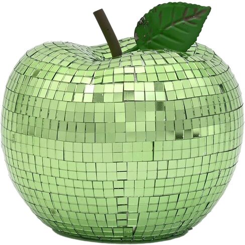 Apple Shaped Disco Ball Decor - Sparkling Mirror Ball Ornament for Weddings, Parties, and Festive Events in Saudi Arabia