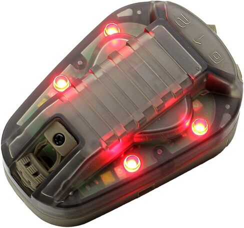 Tactical Helmet Light Signal Light Military IFF Helmet Light Flashlight Survival Signal Light for Outdoor Sports with LED + IR/Strobe in Saudi Arabia
