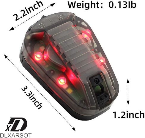 Tactical Helmet Light Signal Light Military IFF Helmet Light Flashlight Survival Signal Light for Outdoor Sports with LED + IR/Strobe in Saudi Arabia
