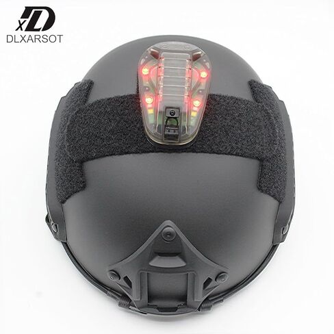 Tactical Helmet Light Signal Light Military IFF Helmet Light Flashlight Survival Signal Light for Outdoor Sports with LED + IR/Strobe in Saudi Arabia