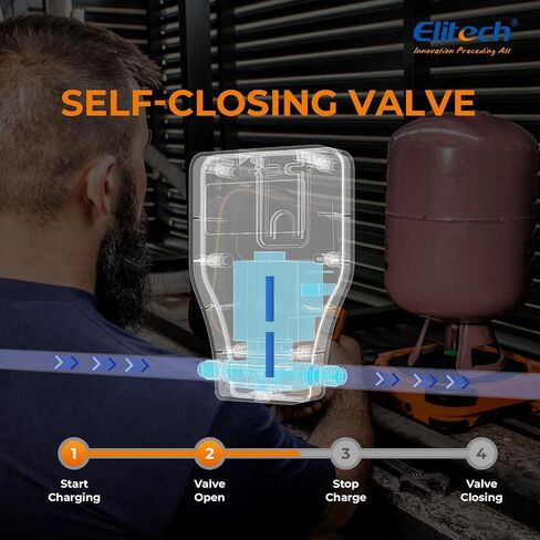 Elitech LMC-210A مقياس شحن المبردات 330 رطل HVAC مقياس الفريون مع التطبيق اللاسلكي للتحكم عن بعد in Kuwait