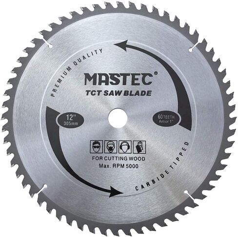 10 Inch Carbide-Tipped Professional Woodworking Saw Blade with 40T ATB Anti Kickback Tooth for Miter Saw and Table Saw and 5/8-Inch Arbor in Saudi Arabia