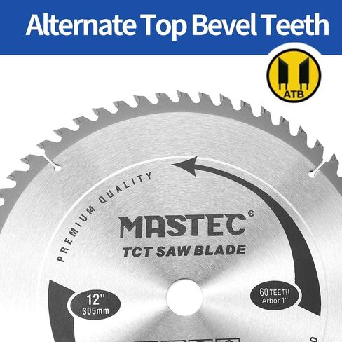 10 Inch Carbide-Tipped Professional Woodworking Saw Blade with 40T ATB Anti Kickback Tooth for Miter Saw and Table Saw and 5/8-Inch Arbor in Saudi Arabia