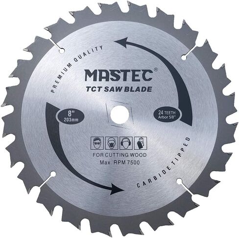10 Inch Carbide-Tipped Professional Woodworking Saw Blade with 40T ATB Anti Kickback Tooth for Miter Saw and Table Saw and 5/8-Inch Arbor in Saudi Arabia