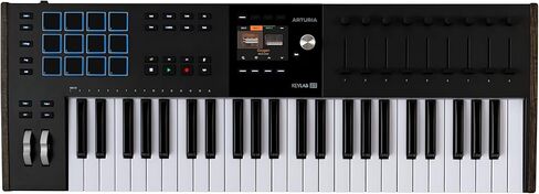Arturia KeyLab 49 mk3 White — وحدة تحكم بلوحة مفاتيح USB MIDI مكونة من 49 مفتاحًا مع برنامج Analog Lab Pro المضمن in Kuwait