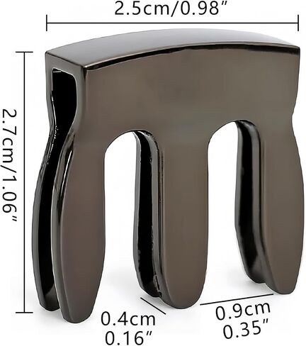 Violin Practice Mute for Volume Reduction, Violin Mute Clamp for Volume Control Practice (Bronze) in Saudi Arabia
