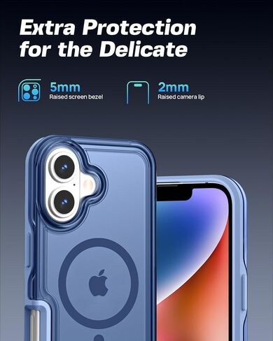 Artsevo Magnetic Magnetic لحالة iPhone 16 Pro Max ، متوافقة مع Magsafe ، حماية من الدرجة العسكرية 360 درجة ، علبة الهاتف غير اللامعة الشفافة ، الوردي الساخن in Kuwait