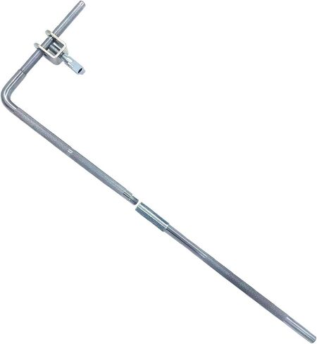Cowbell Mount L-Rod with Multi-Clamp, 360° Adjustment Drum Set Mounting Clamp with Percussion Mount Rod 9.5mm-12mm, Cowbell Percussion Mounting Bracket for Drum Set Hardware in Saudi Arabia