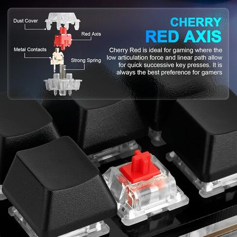 Ecarke Black USB Mini 3-Key Gaming keypad Cherry Shaft OSU Keypad Hotswap One Handed Mechanical Gaming Keyboard Programming Macro RGB Backlit OSU HID Standard Keyboard in Saudi Arabia