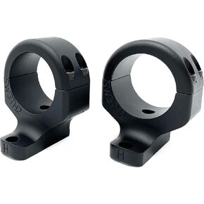 Game Reaper 2: Savage Round Receiver, A17, Axis, Stevens 200, Ruger American, Remington 783, CVA Cascade - Long & Short Action - High Mount - Tactical, Black, 30mm, 4 Screws per Ring