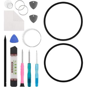 Front Glass Outer Screen Lens Replacement Compatible with Samsung Galaxy Watch 6 40mm R930 with Tools(No Display and Touch digitizer)