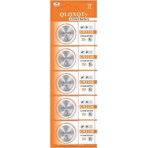 5PACK CR2330 3V Lithium Battery Coin Cell Battery