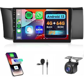 4G+64G for Toyota GT86 / Subaru BRZ 2012-2016, Rimoody Android 13 Car Stereo Radio Wireless Carplay Andorid auto 9'' HD Touchscreen Mirror Link GPS Navigation WiFi BT FM/RDS EQ-32 SWC Backup Camera