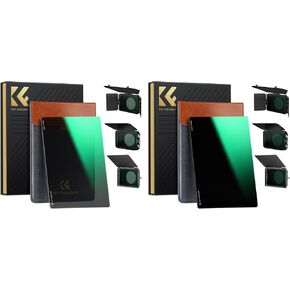2 Pack ND0.9/1.8 (3/6 Stops) Square Matte Box ND Filter, 4"x5.65" Neutral Density Filter with 28 Multi Coating