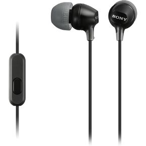 Sony MDREX14AP in-Ear Earbud Headphones with Mic (Black)