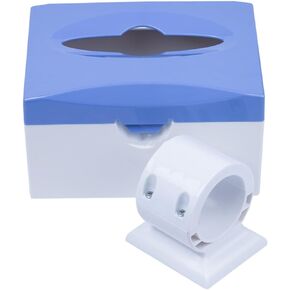 علبة مناديل كرسي الأسنان مرنة التثبيت على الكراسي للاستخدام في العيادات والمستشفيات والمنازل (النوع الأبيض) in Kuwait