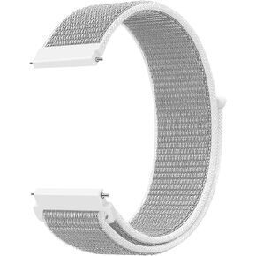 20mm Nylon Band for Samsung Galaxy Watch 6 5 4 7 FE 40mm 44mm/Classic 47mm 43mm 46mm 42mm/3 41mm/Active 2,Quick Release Replacement Sport Strap for Amazfit Bip U/5/4/3 Pro/Bip S Lite,GTS 2/2e/3/4 Mini